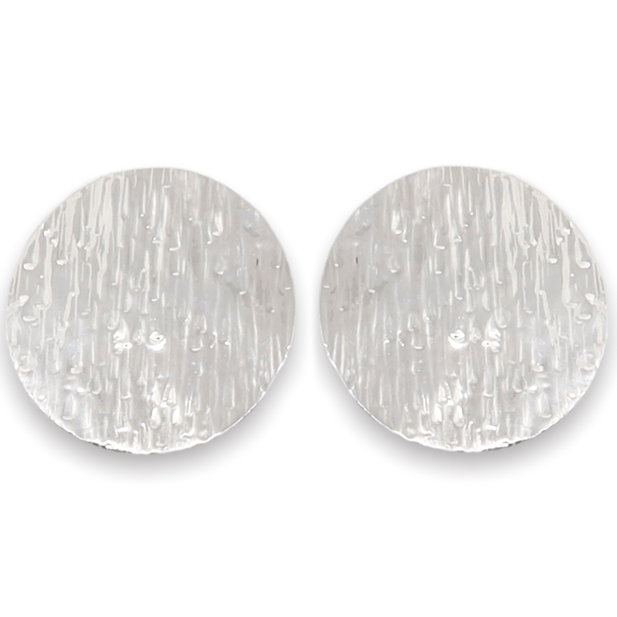 boucles d'oreilles lune 50 argent fond blanc