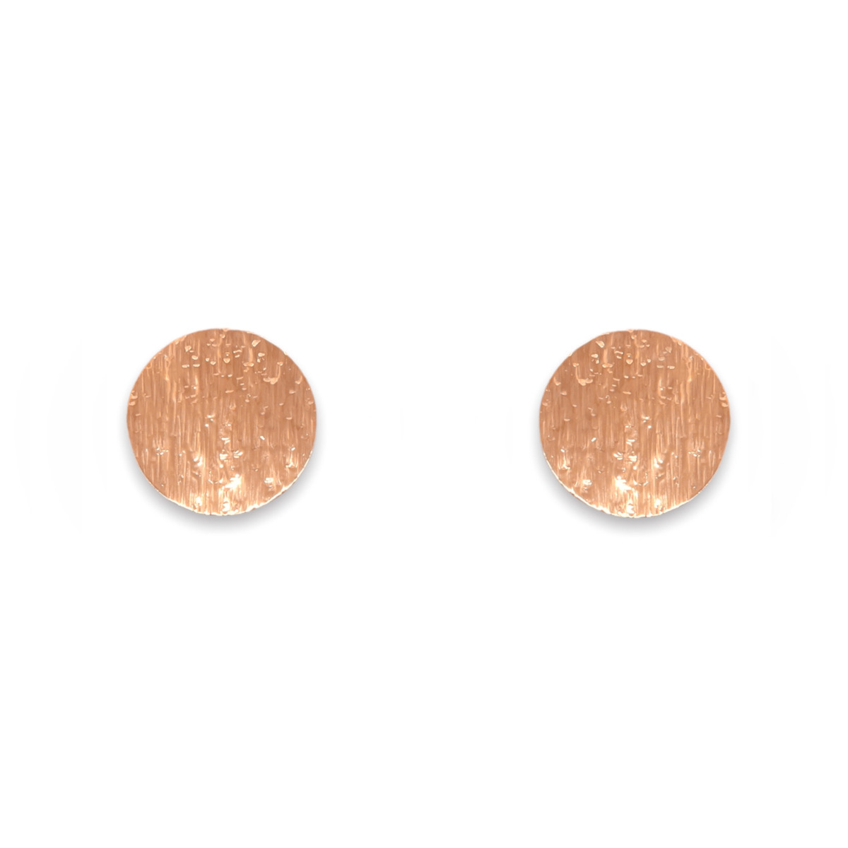 boucles d'oreilles planète rose 26 vermeil rose fond blanc