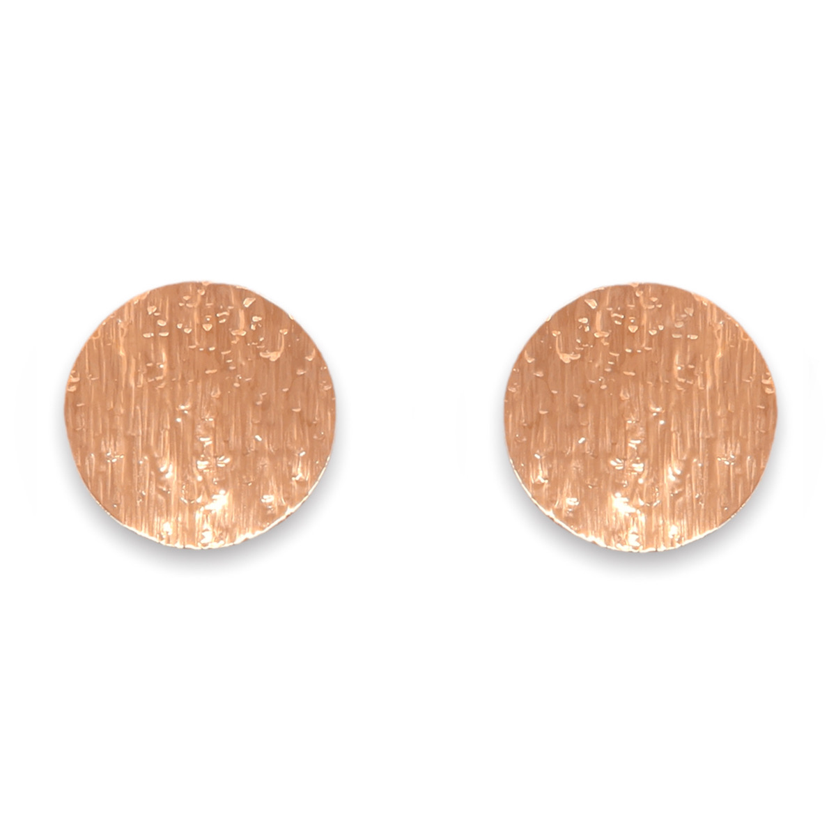 boucles d'oreilles planète rose 31 vermeil rose fond blanc