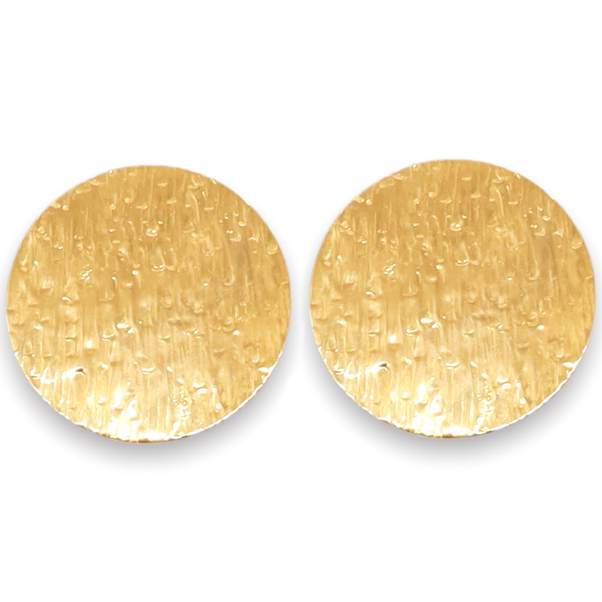 boucles d'oreilles soleil 50 vermeil jaune fond blanc