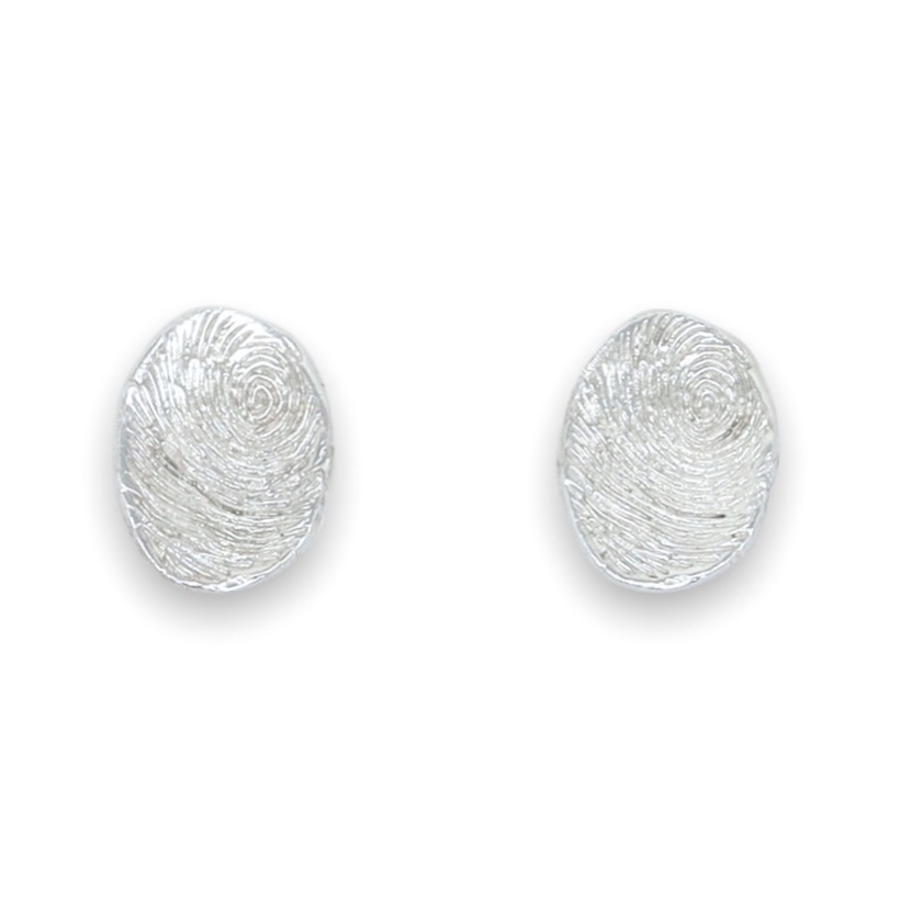 boucles d'oreilles tourbillon argent fond blanc