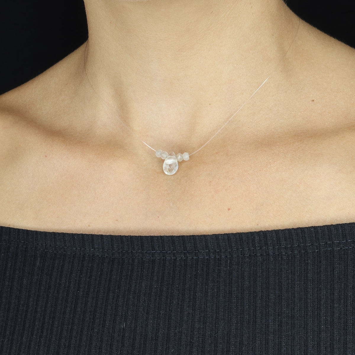 collier quartz rutile 50
