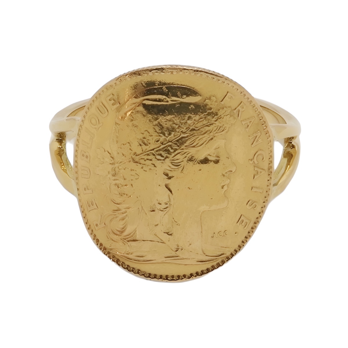 bague monnaie Marianne