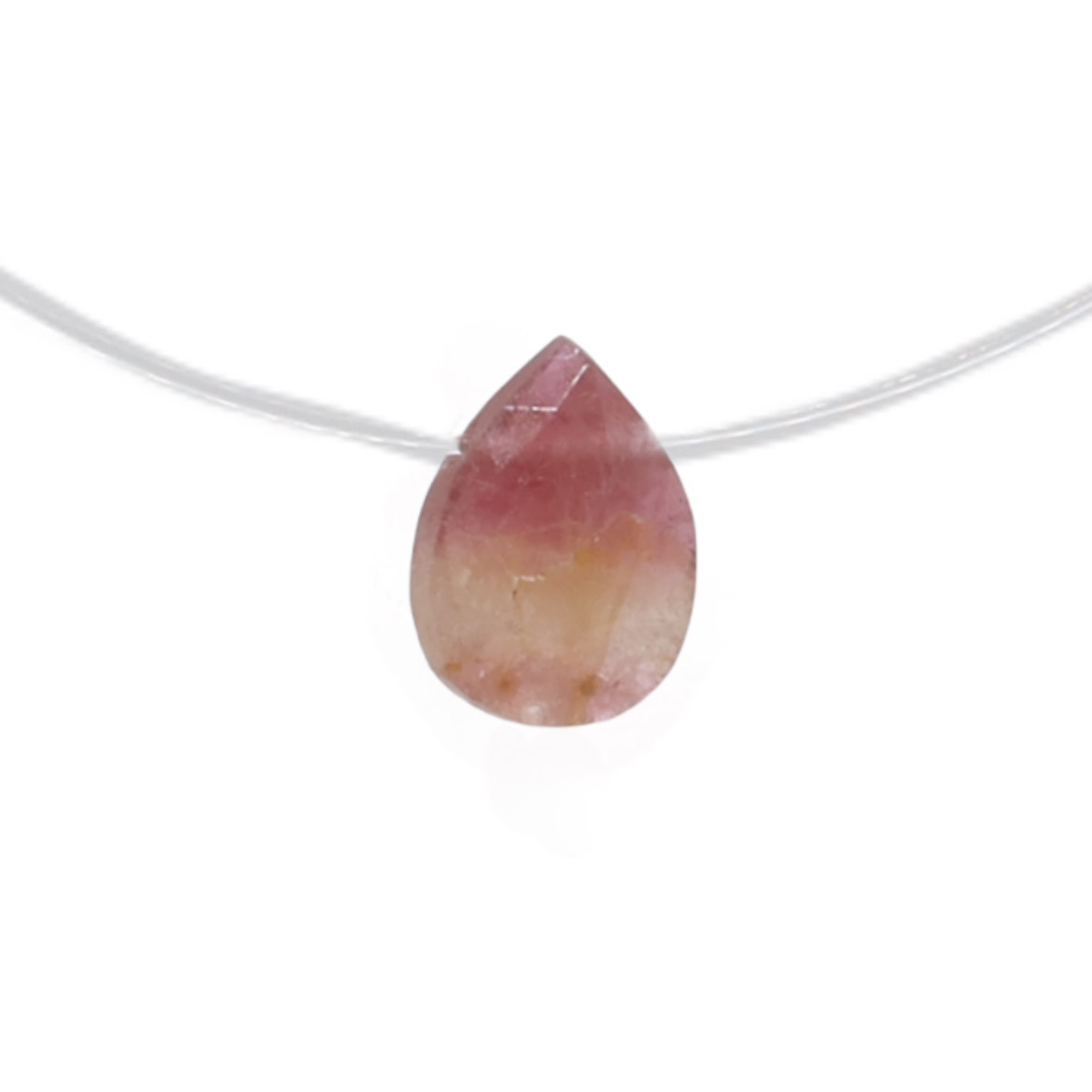 collier goutte tourmaline 105 argent jsp