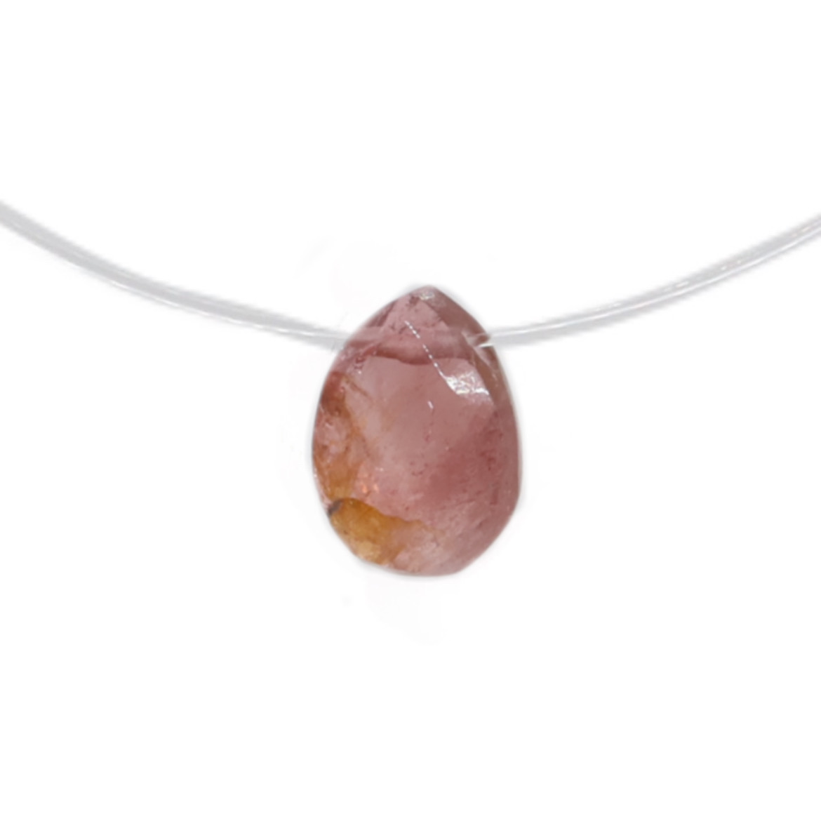 collier goutte tourmaline 125 argent jsp