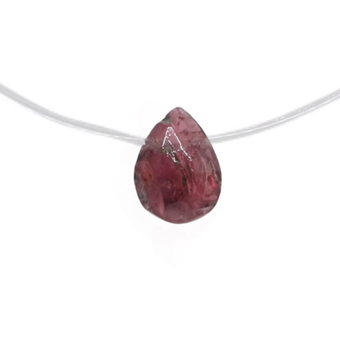 collier goutte tourmaline 132 argent jsp