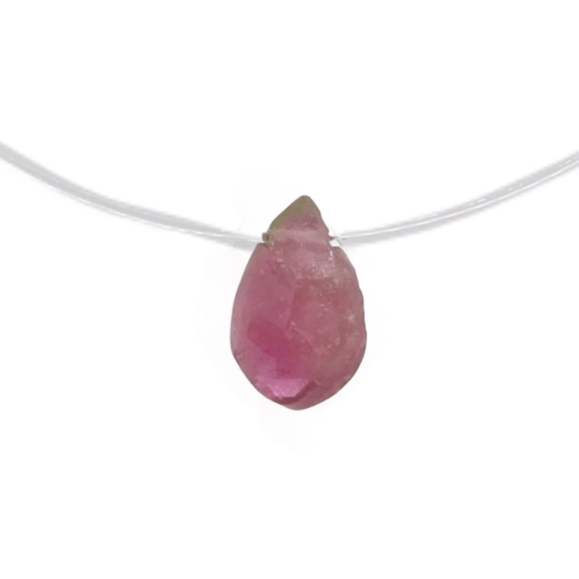 collier goutte tourmaline 140 argent jsp