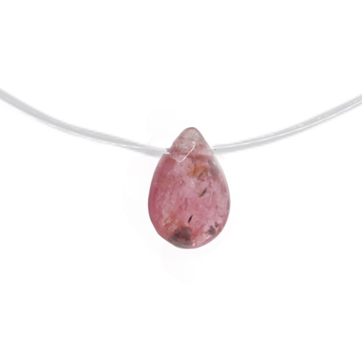 collier goutte tourmaline 192 argent jsp