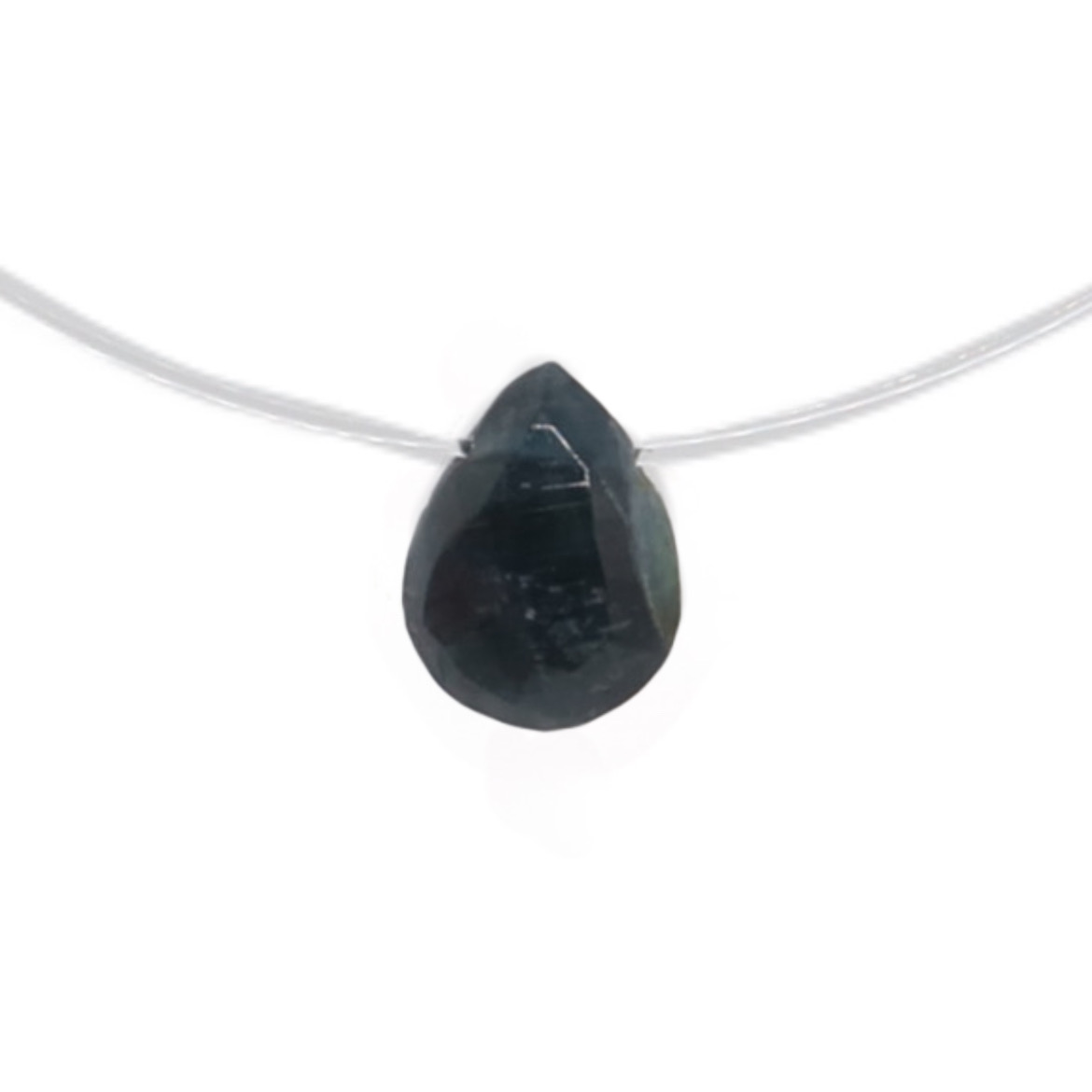 collier goutte tourmaline 21 argent jsp