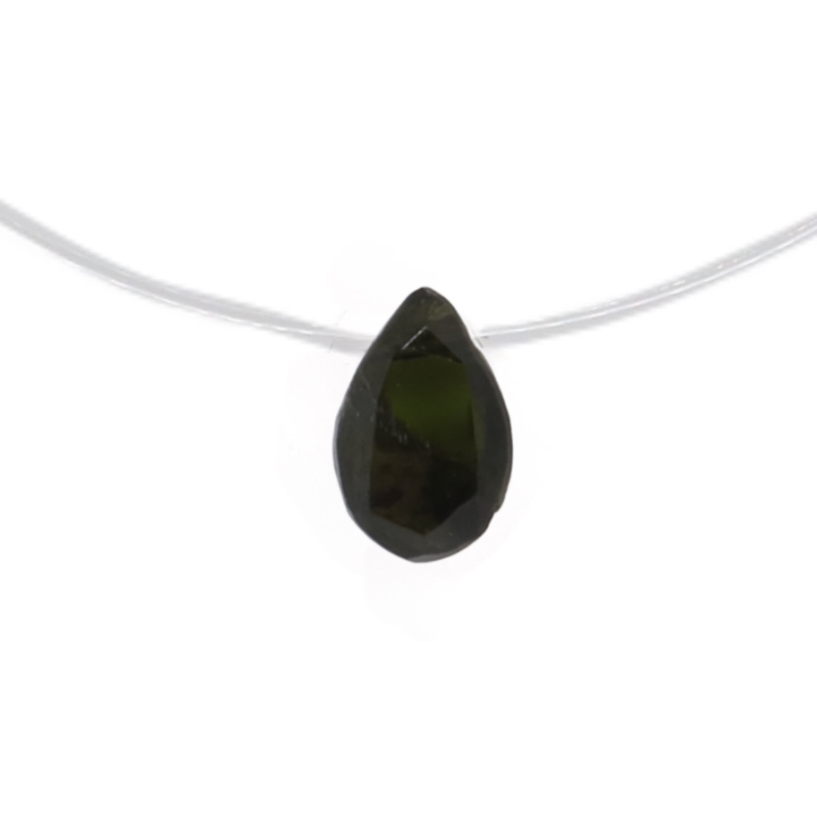 collier goutte tourmaline 29 argent jsp