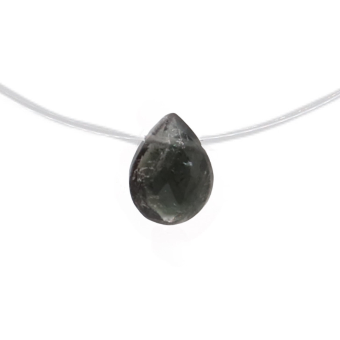 collier goutte tourmaline 30 argent jsp