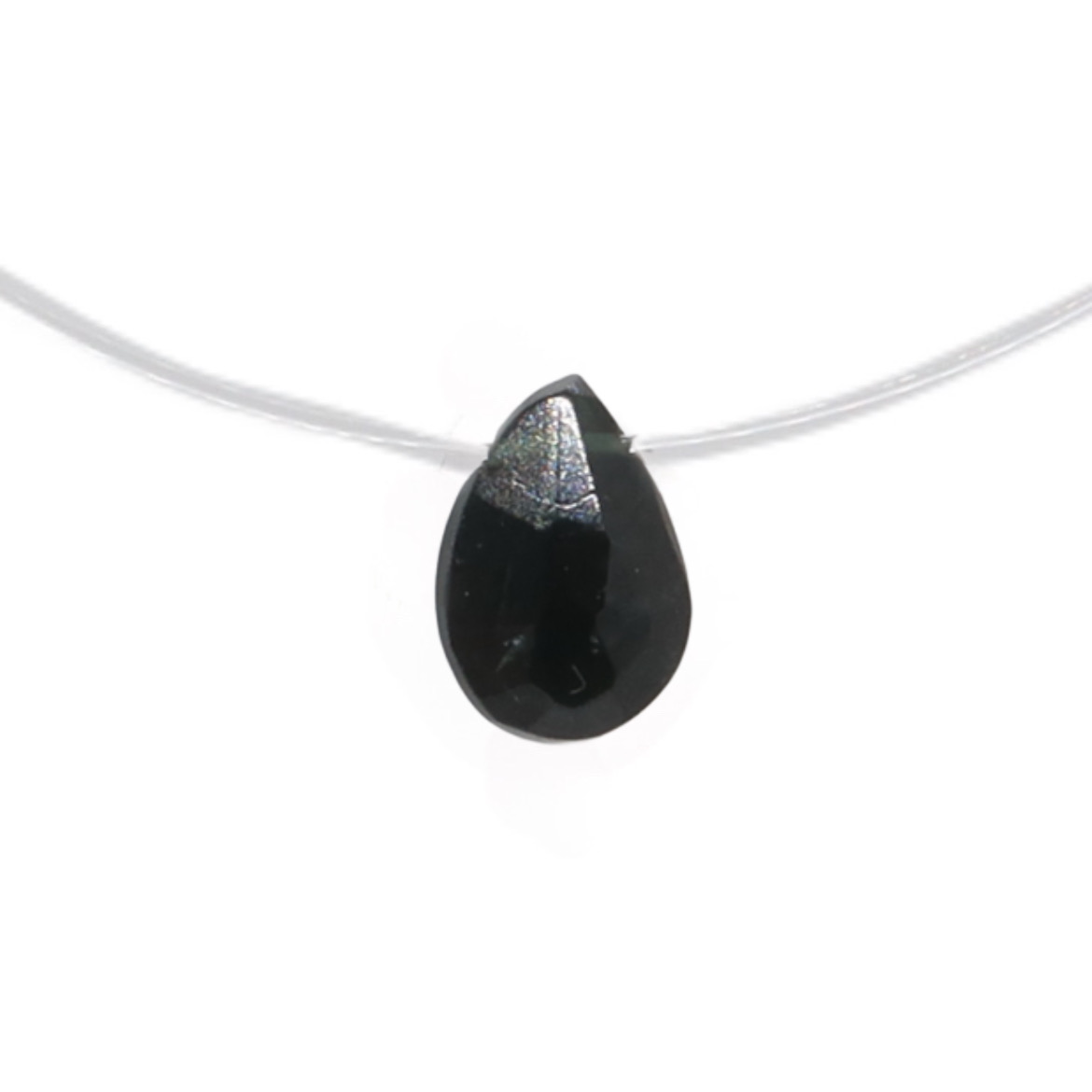 collier goutte tourmaline 31 argent jsp