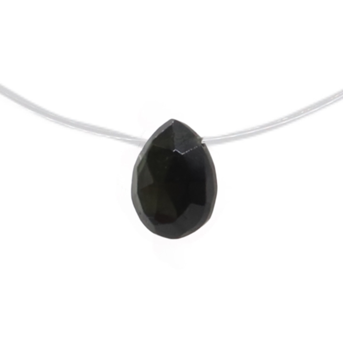 collier goutte tourmaline 33 argent jsp