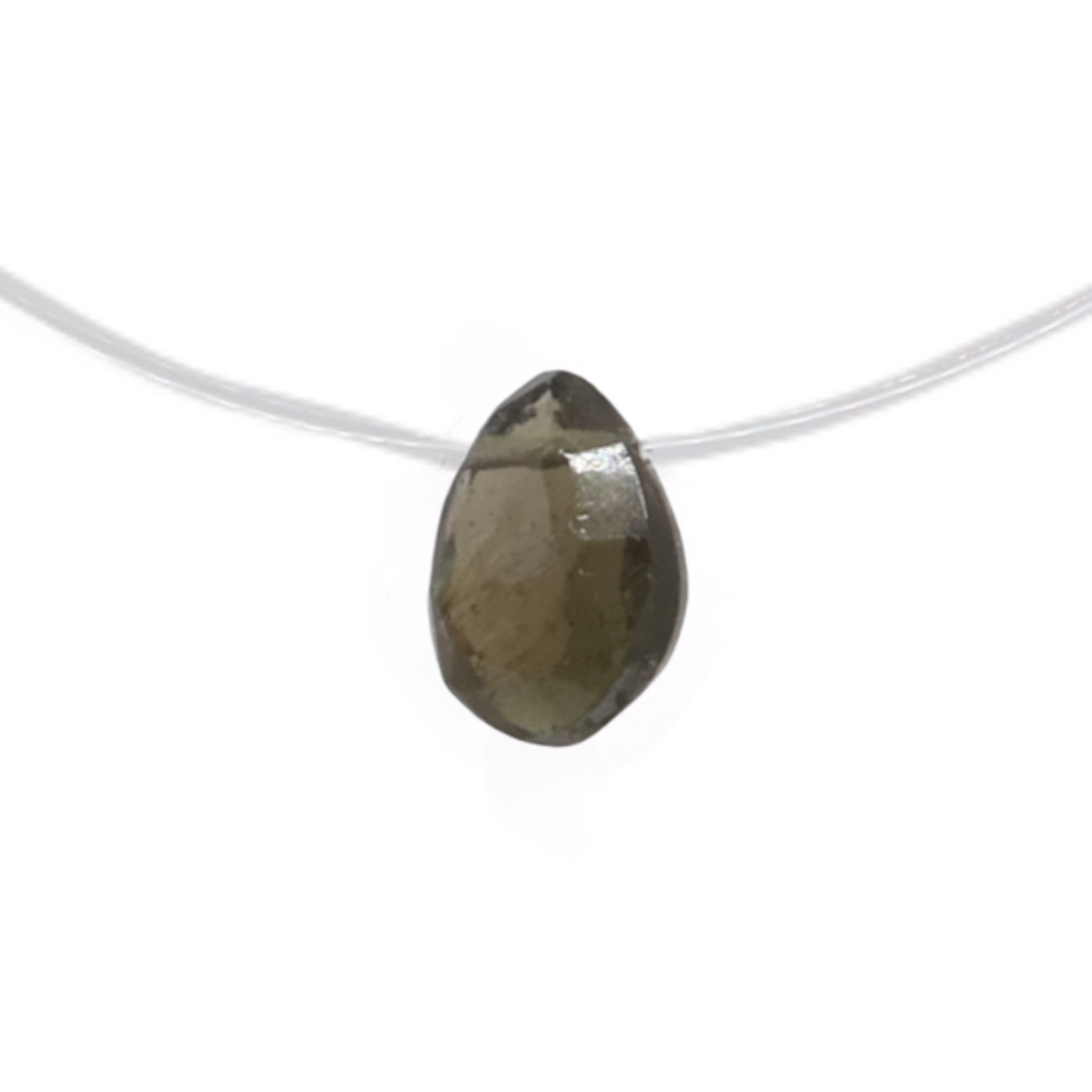 collier goutte tourmaline 37 argent jsp