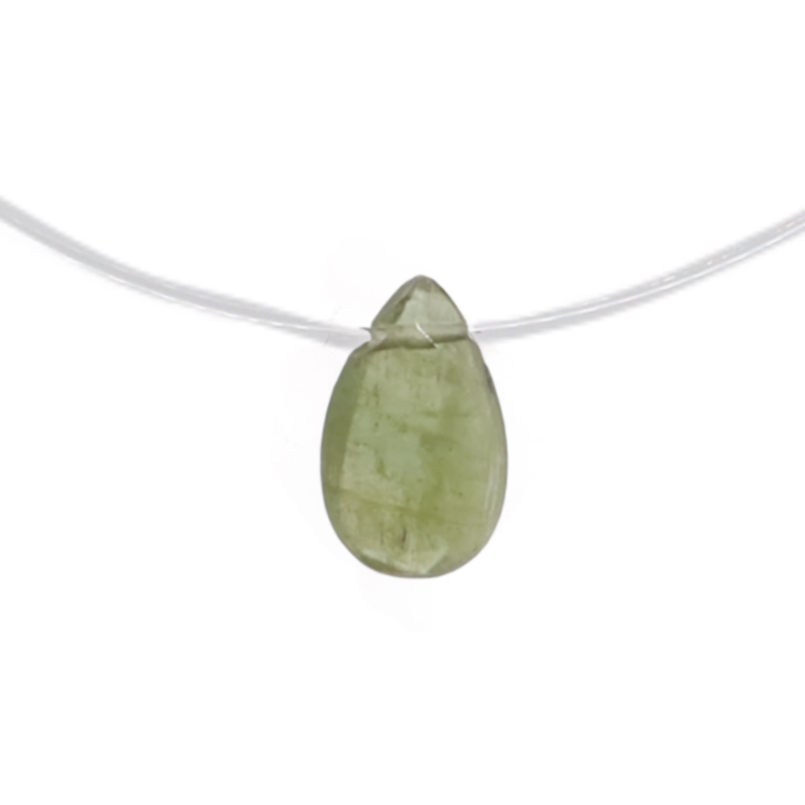 collier goutte tourmaline 48 argent jsp