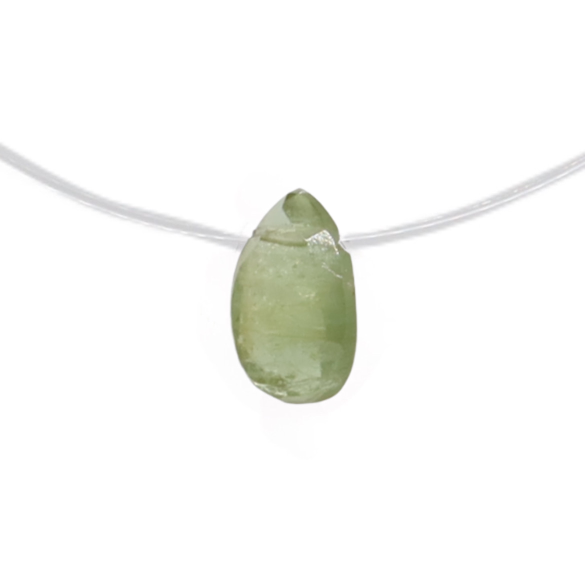 collier goutte tourmaline 52 argent jsp